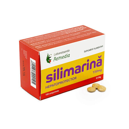 Silimarin 150mg, 100 Komprimate, Remedia