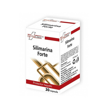 Silimarina Forte, 30 cápsulas, FarmaClass