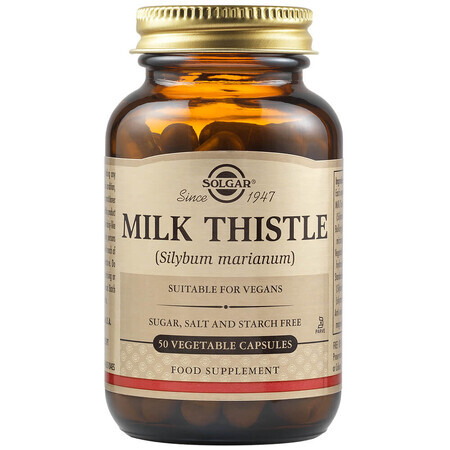 Silymarin Milk Thistle, 50 capsules, Solgar