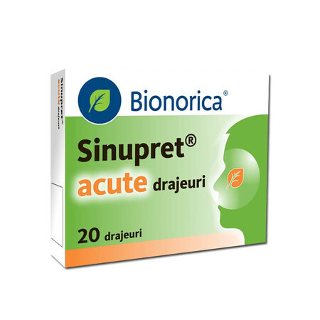 Sinupret Acute, 20 compresse, Bionorica