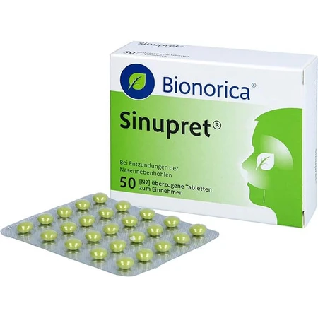 Sinupret, 50 drajeuri, Bionorica