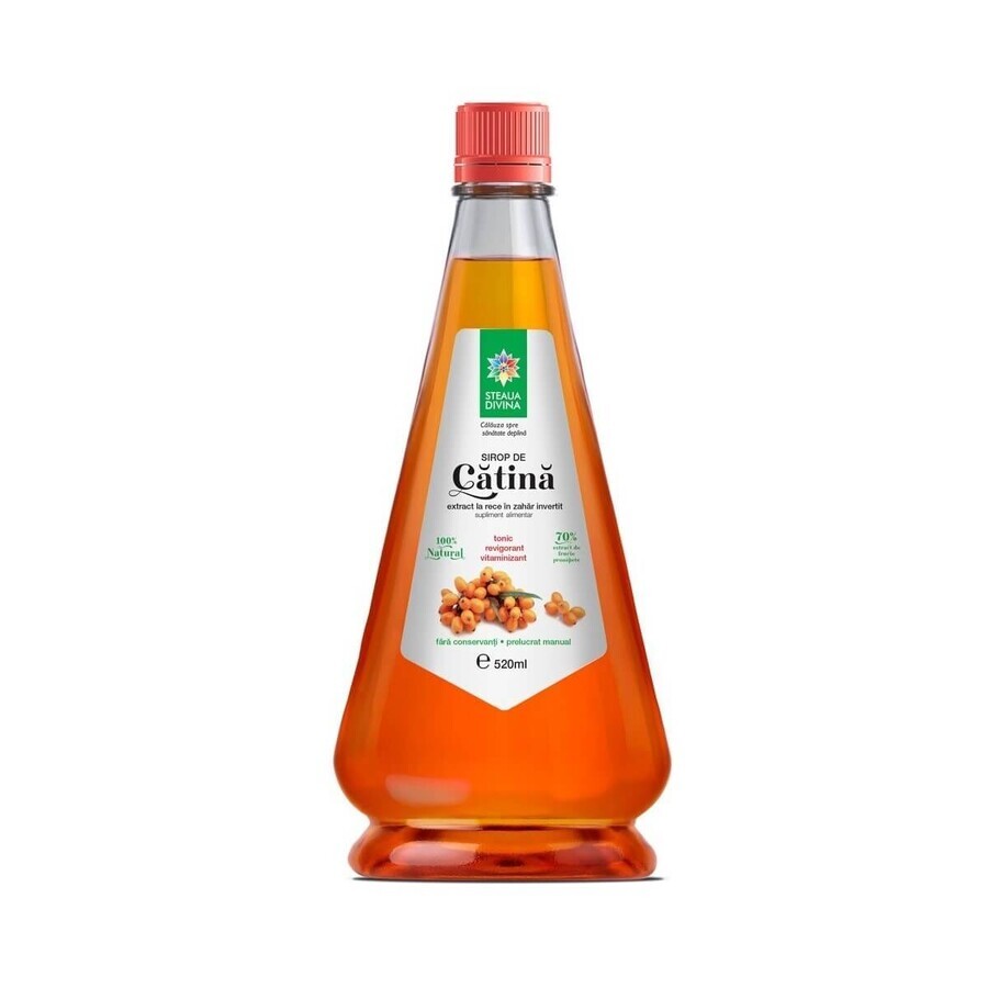 Sciroppo di olivello spinoso, 520 ml, Divine Star