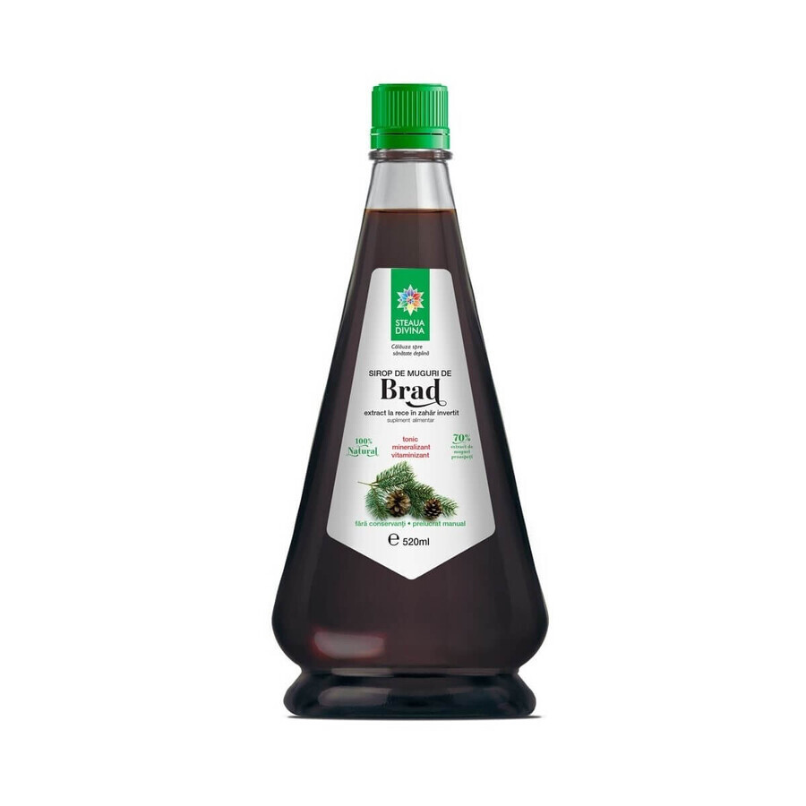 Sirop de bourgeons de sapin, 520 ml, Divine Star