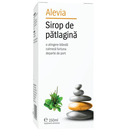 Sirop de patlagine, 150 ml, Alevia