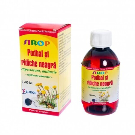 Sciroppo Podbal e Ravanello Nero, 200 ml, Elidor