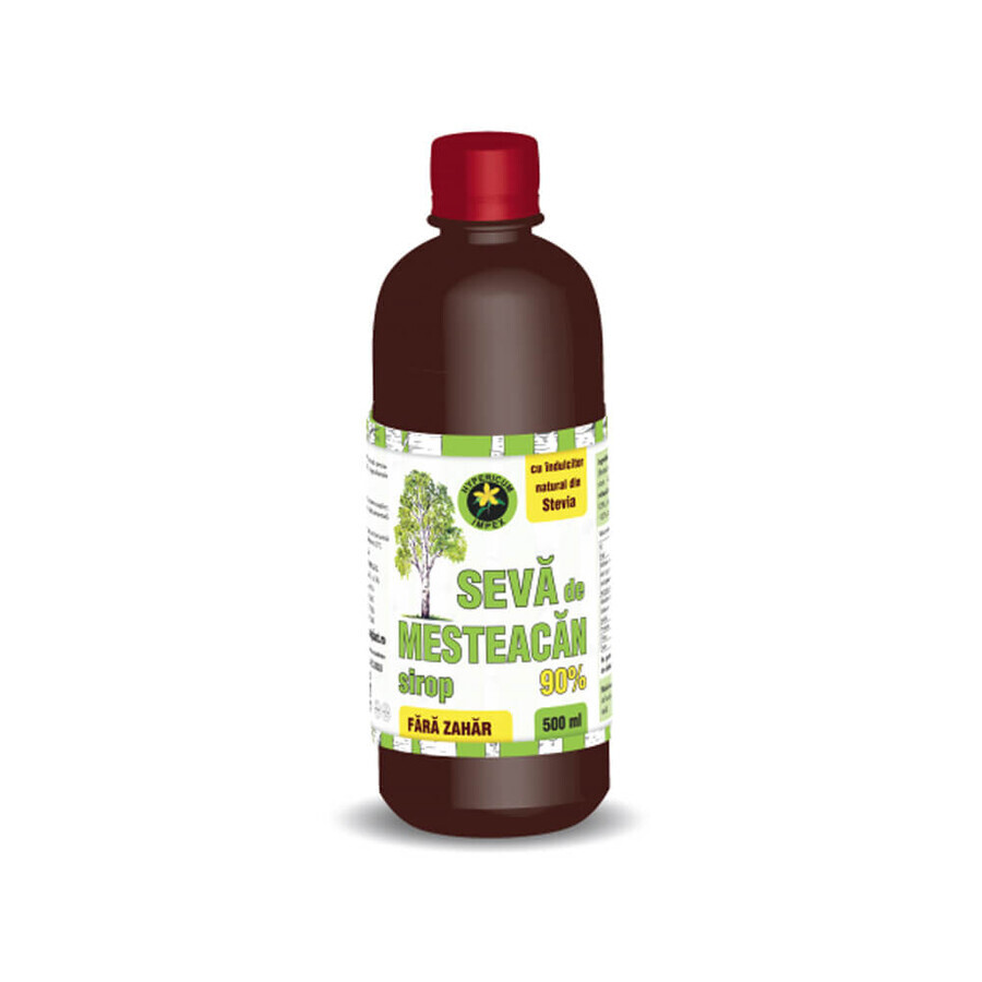 Berkensap siroop zonder suiker, 500 ml, Hypericum