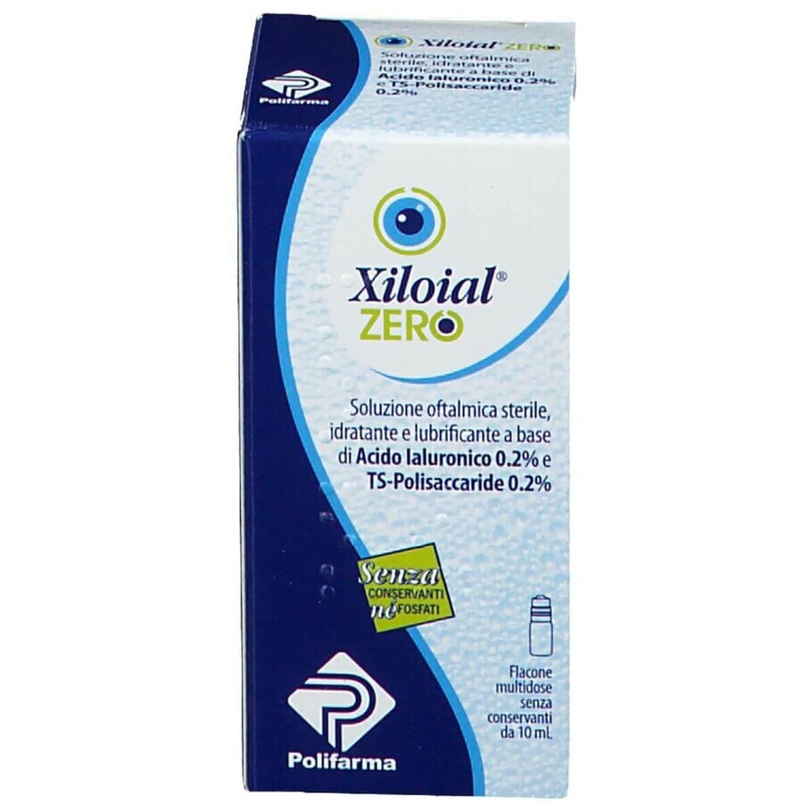 Sterile ophthalmic solution - Xiloial Zero, 10 ml, Farmigea