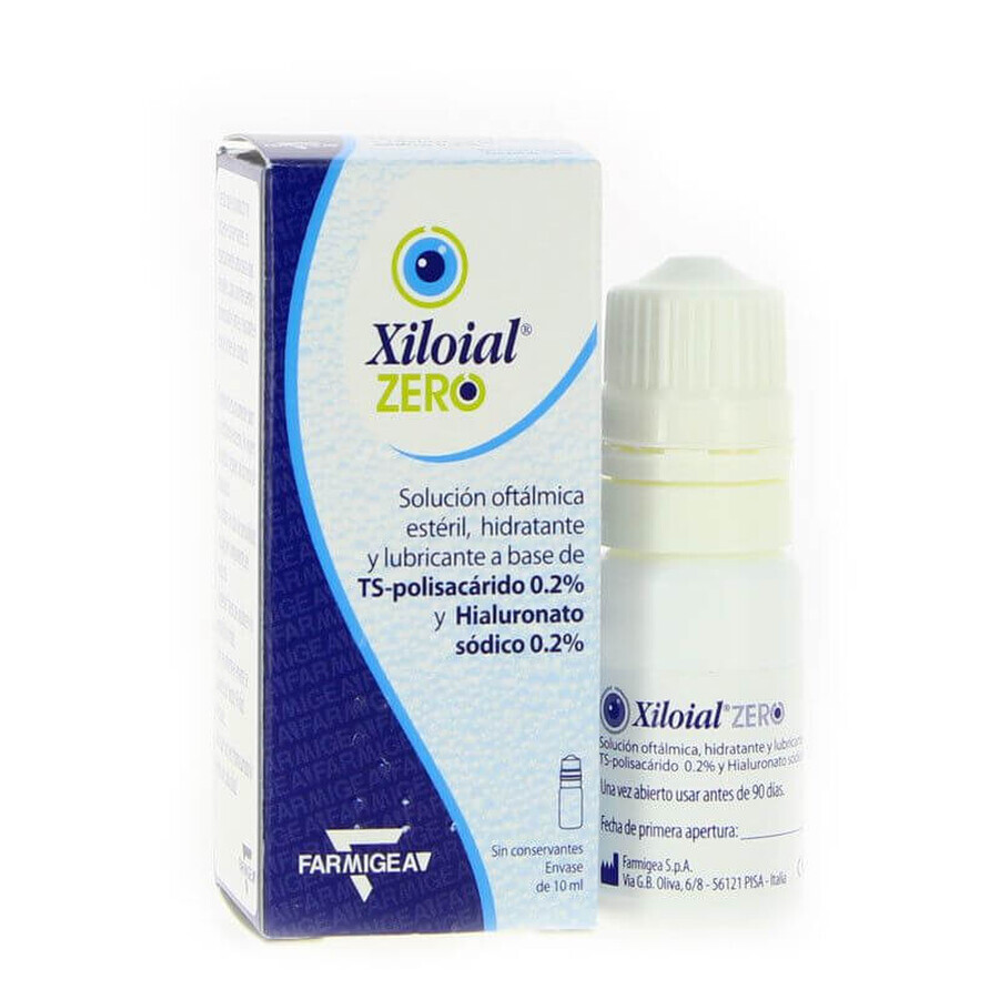 Sterile ophthalmic solution - Xiloial Zero, 10 ml, Farmigea