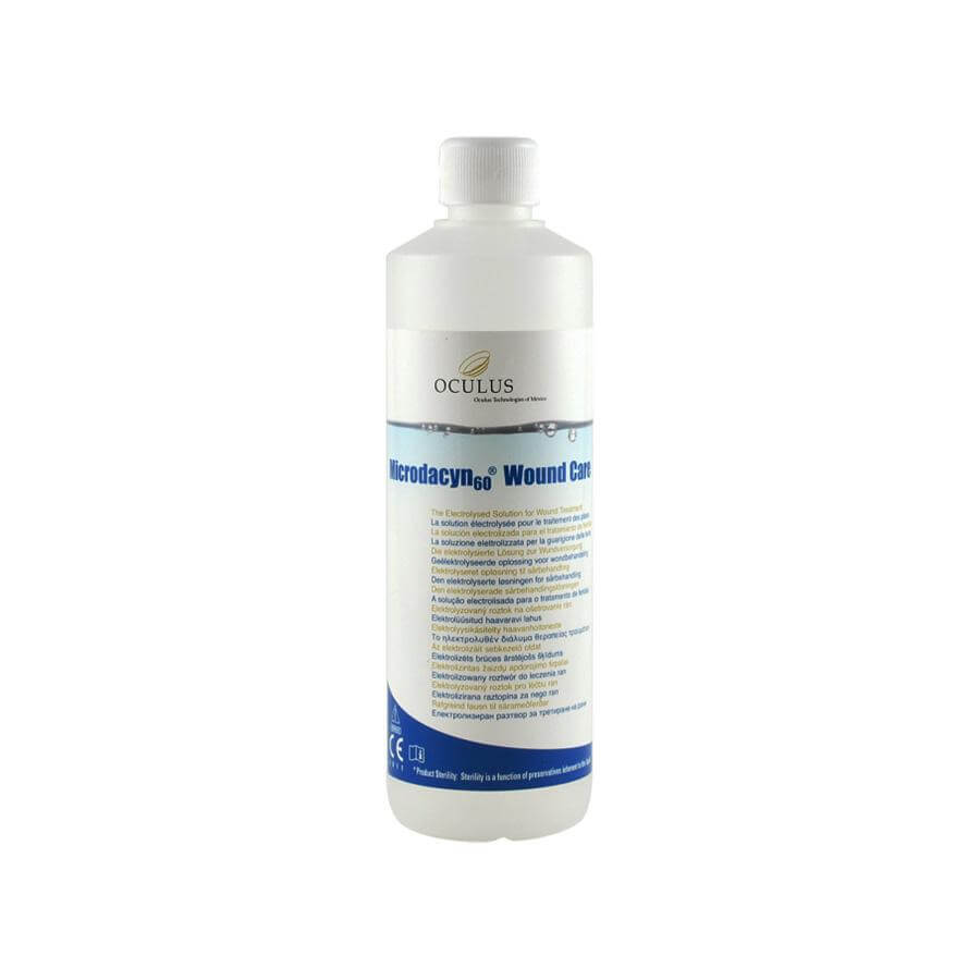 Microdacyn antimicrobiële wondspoel- en desinfectieoplossing, 500 ml, Pharma Care