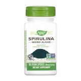 Spirulina Mikroalgen 380 mg Natures Way, 100 Kapseln, Secom