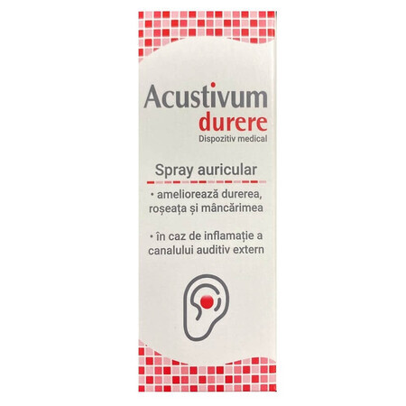 Acustivum pain ear spray, 20 ml, Zdrovit