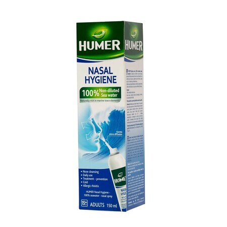 100% zeewater spray voor volwassenen Humer, 150 ml, Urgo