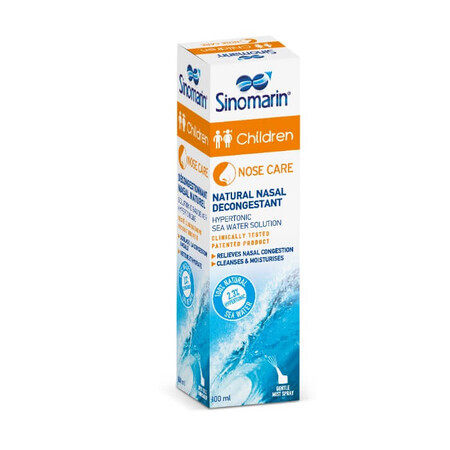 Sinomarin Enfants spray décongestionnant nasal pour bébés et enfants, 100 ml, Gerolymatos International