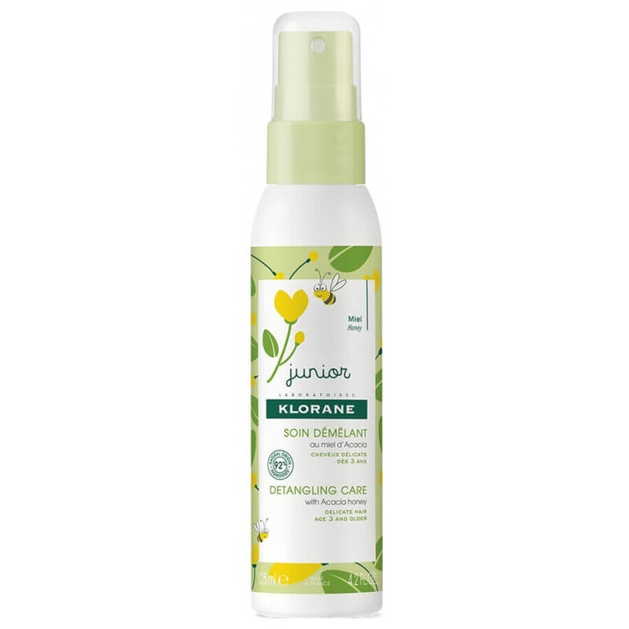 Niet uitspoelen ontwarrende spray met de geur van acaciahoning, 125 ml, Klorane Junior