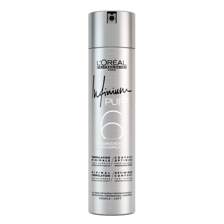 Spray fixativ Infinium Pure Soft, 500 ml, Loreal Professionnel