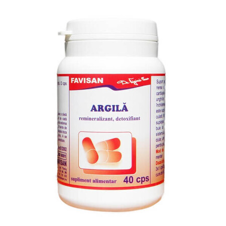 Argila, 40 capsule, Favisan