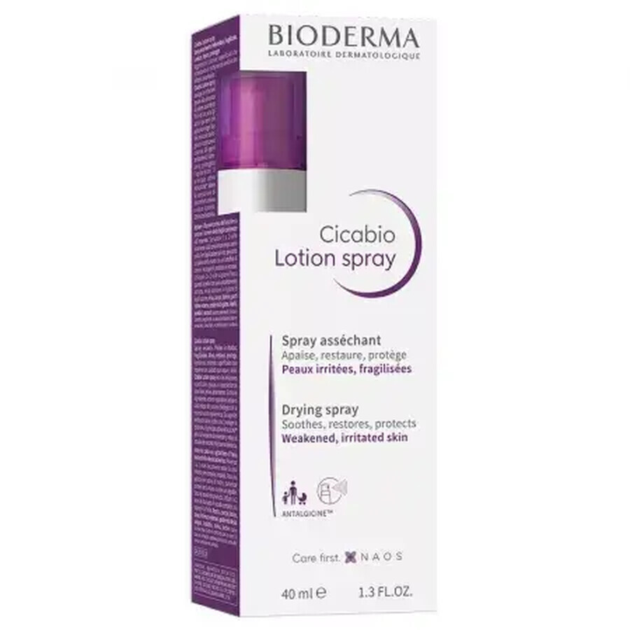 Bioderma Cicabio Herstellende Lotion Spray, 40 ml