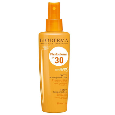 Spray protecție solară cu SPF 30 Photoderm, 200 ml, Bioderma