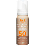 Daily Defence Unisex Gezichtsschuim SPF 50, 75 ml, Evy Technology