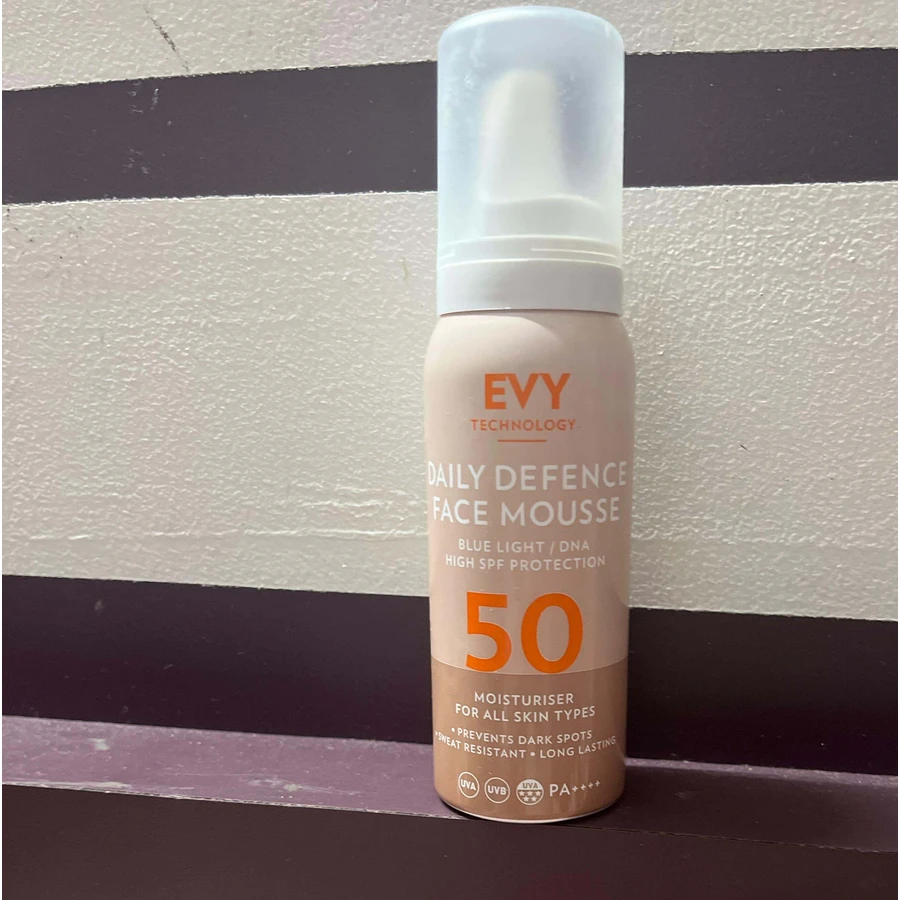 Evy Technology Daily Defence Unisex Gezichtsschuim SPF 50, 75 ml