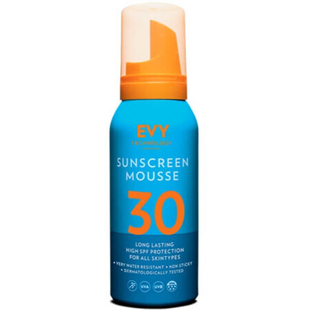 Uniseks gezichts- en lichaamsschuim SPF 30, 100 ml, Evy Technology