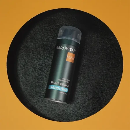 Gerovital Men Sensitive Shaving Foam, 200 ml, Farmec