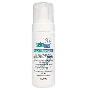 Clear Face antibacterial dermatological cleansing foam, 150 ml, sebamed