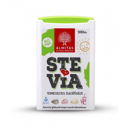 Stevia natuurlijke zoetstof, 300 tabletten, Vitaking