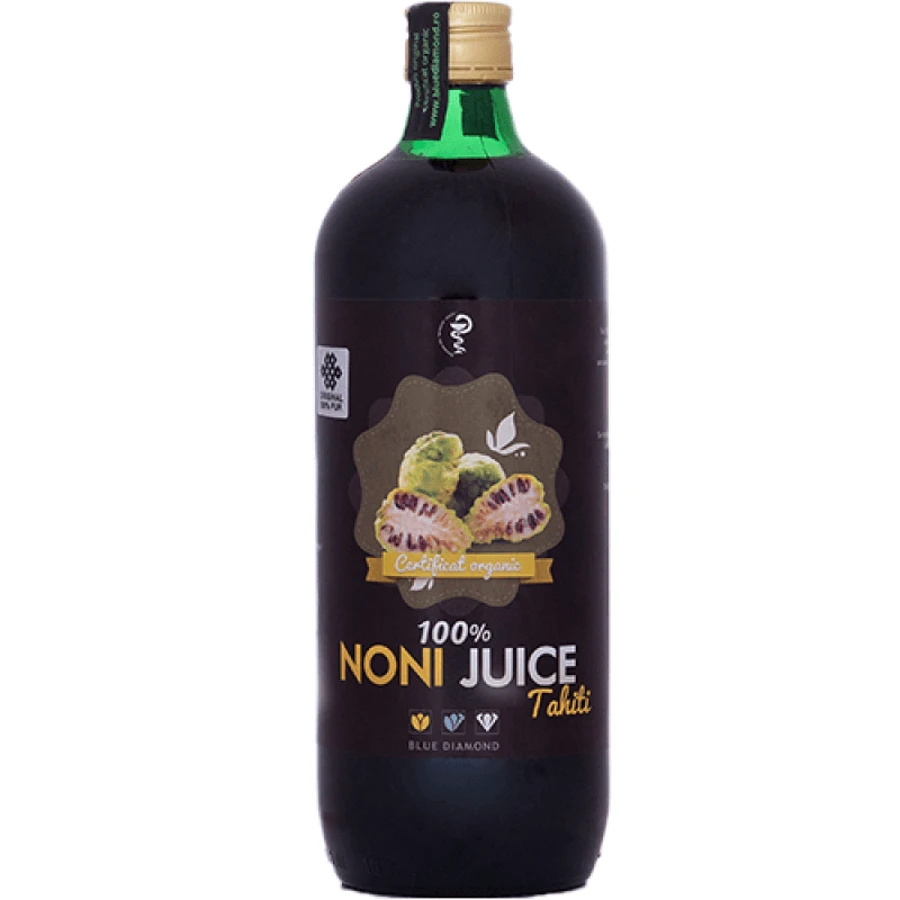100% Organic Tahiti Organic Tahiti Noni Juice, 1 L, Blue Diamond