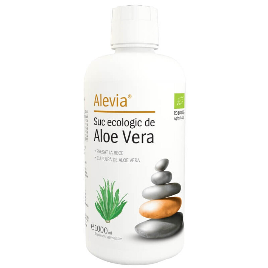 Biologisch aloë vera sap, 1000 ml, Alevia