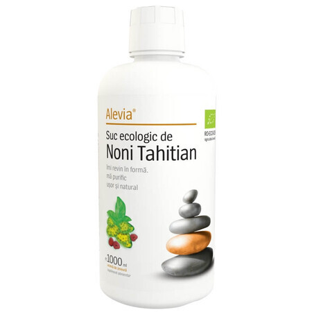 Zumo de Noni de Tahití ecológico con sabor a frambuesa, 1000 ml, Alevia