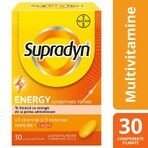 Supradyn Energy, Multivitaminici e Coenzima Q10, 30 compresse rivestite con film, Bayer