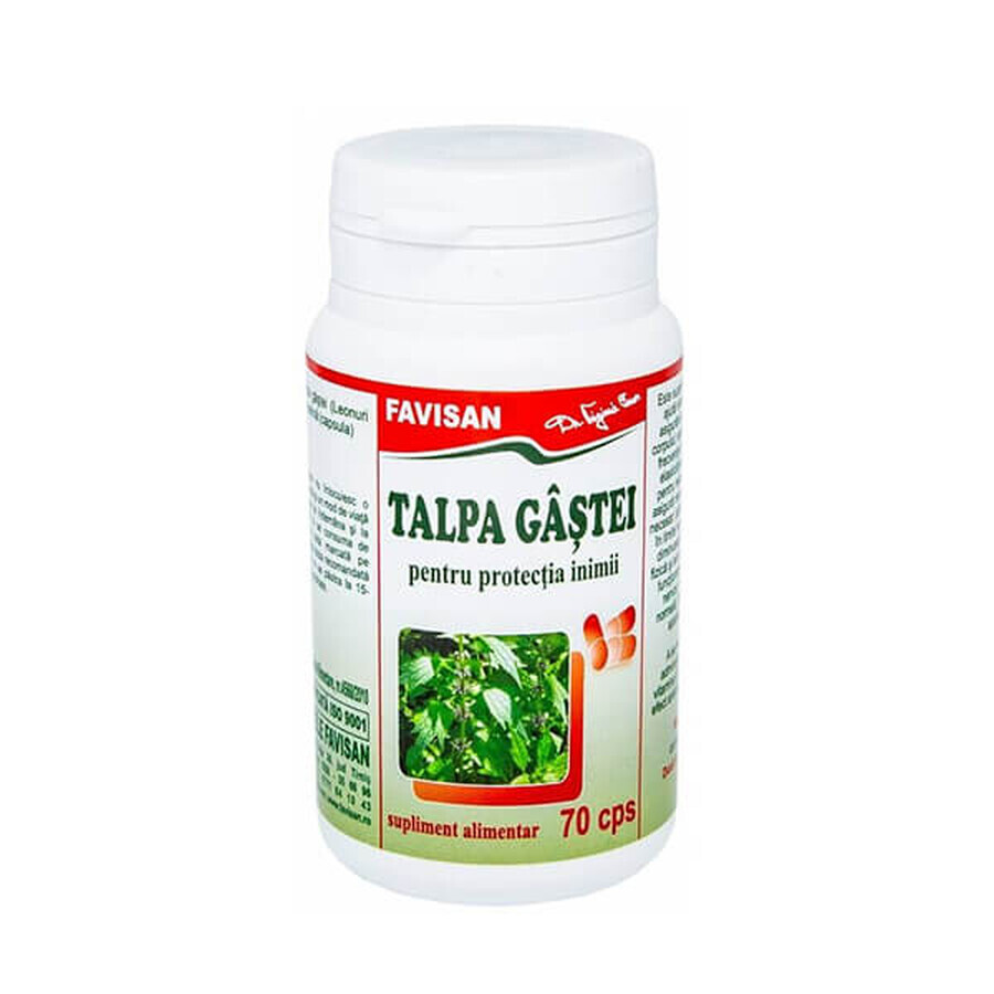 Talpa Gâștei, 70 capsule, Favisan