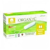 Tampoane din bumbac organic Regular, 16 bucati, Organyc