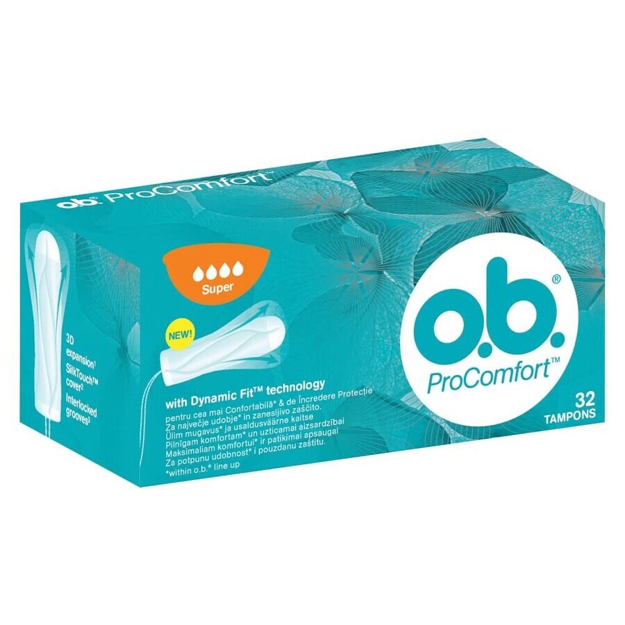 Almohadillas ProComfort Super, 32 piezas, OB