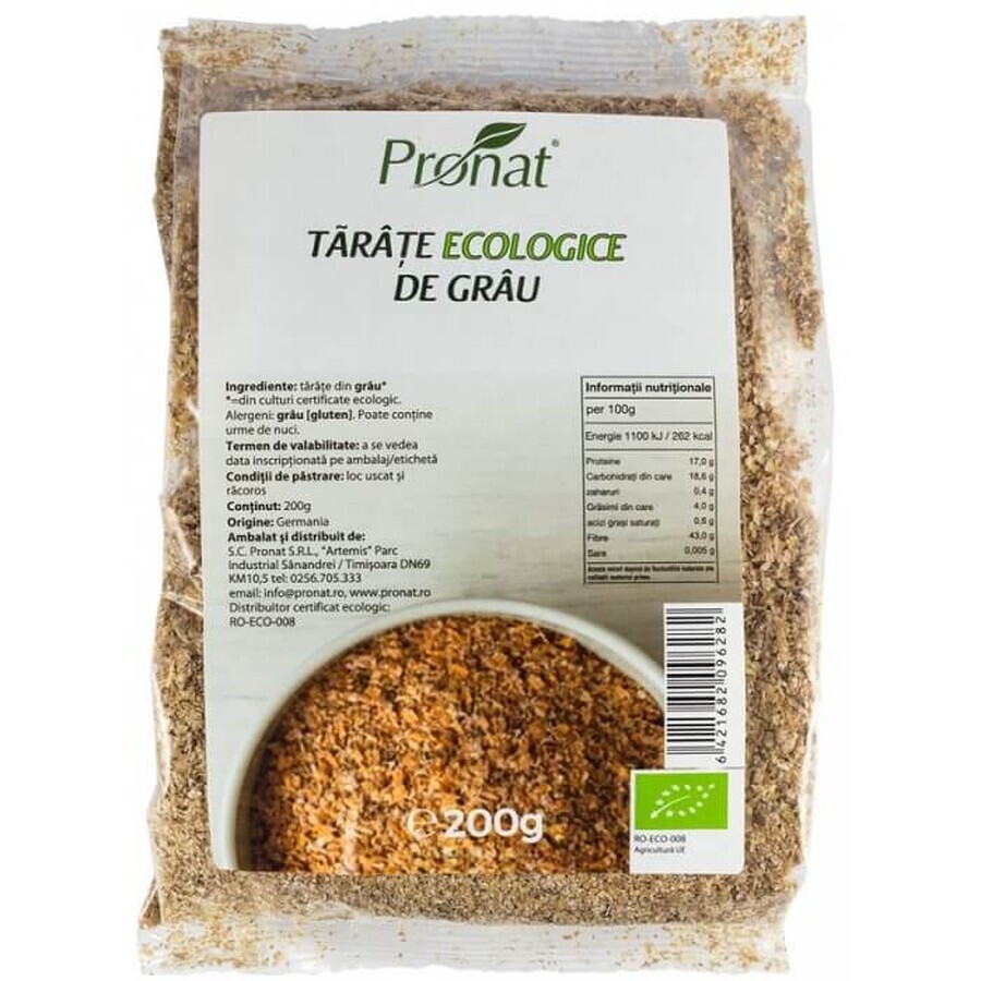 Biologische tarwe taartjes, 200 g, Pronat