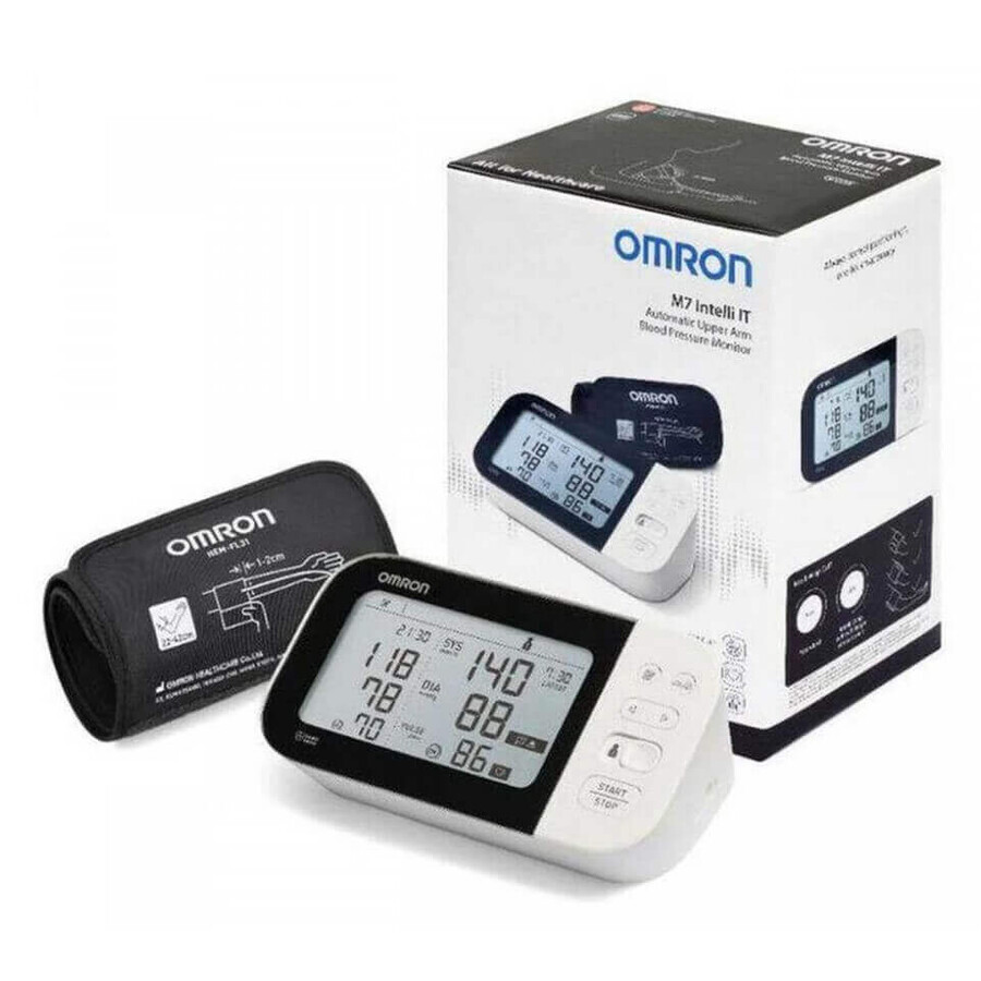 M7 Intelli IT elektronische bovenarm bloeddrukmeter, Omron