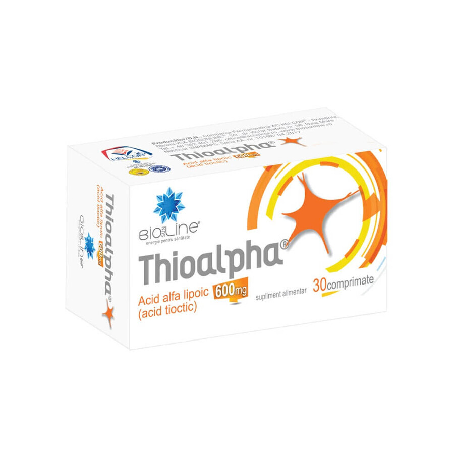 Thioalpha 600 mg, 30 comprimate, Helcor