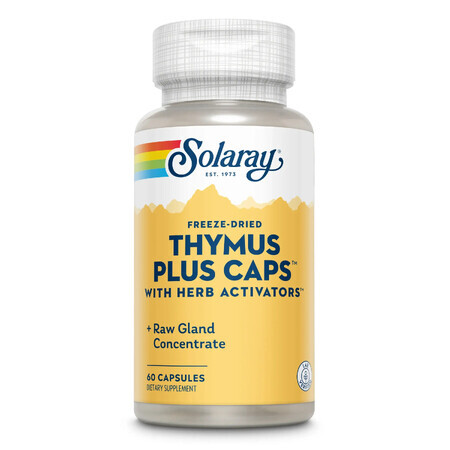 Thymus Plus Caps Solaray, 60 capsules, Secom