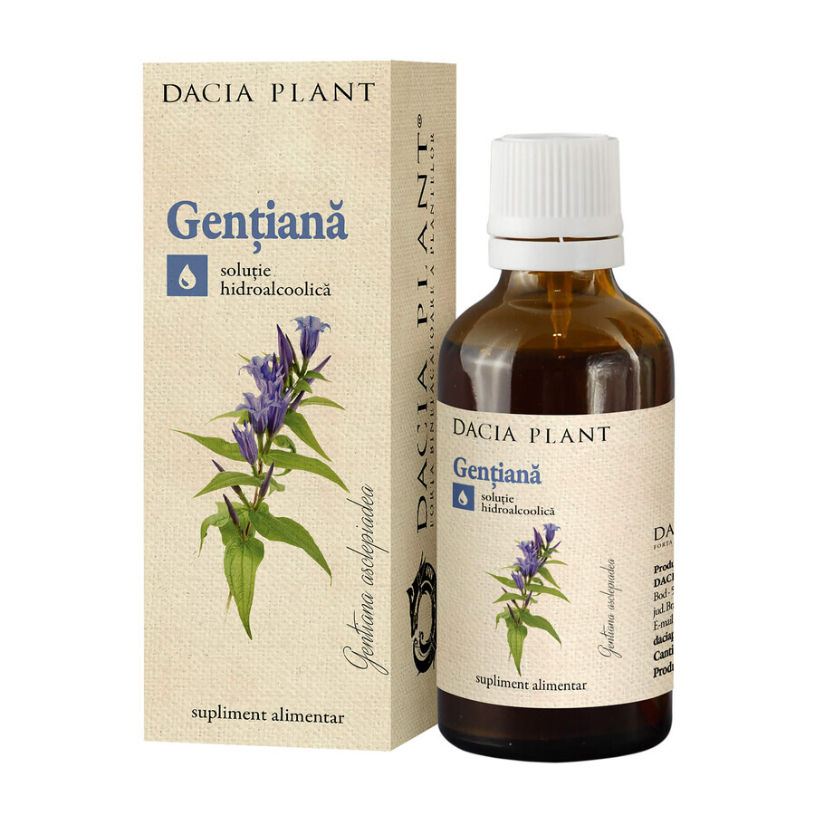 Teinture de Gentiane, 50 ml, Plante Dacia