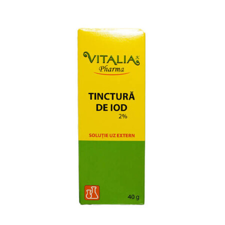 Jodiumtinctuur 2%, 40 g, Vitalia