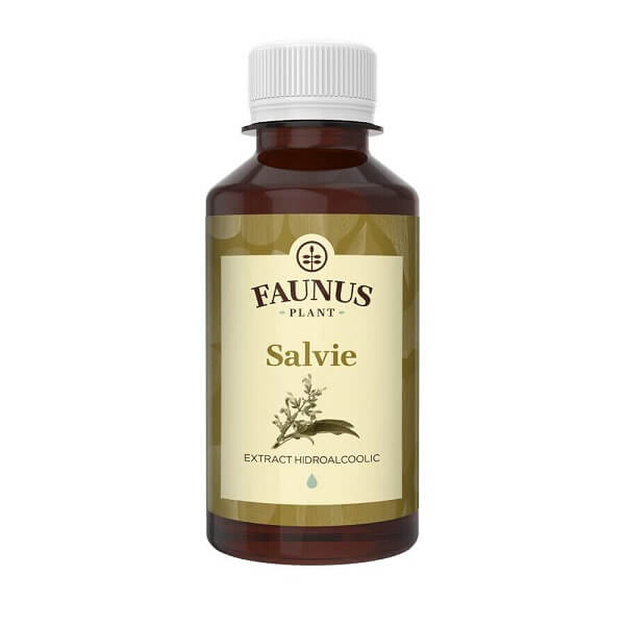 Tintura di Salvia, 200 ml, Pianta Fauno