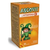 Ascovit with Vitamin C orange flavour, 60 tablets, Omega Pharm