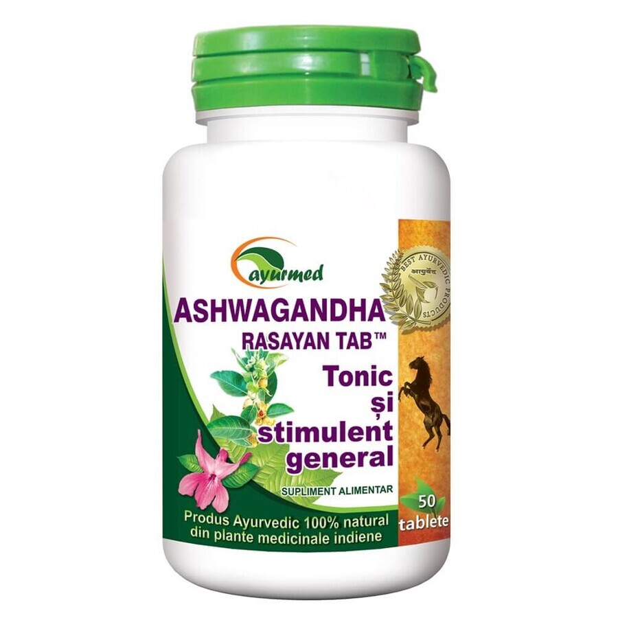 Ashwagandha Rasayan, 50 Tabletten, Ayurmed