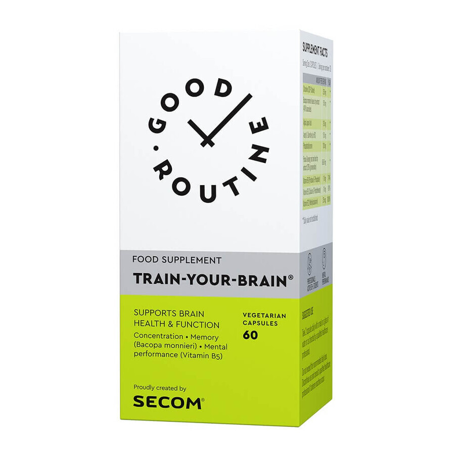 Train Your Brain Good Routine, 60 capsule, Secom