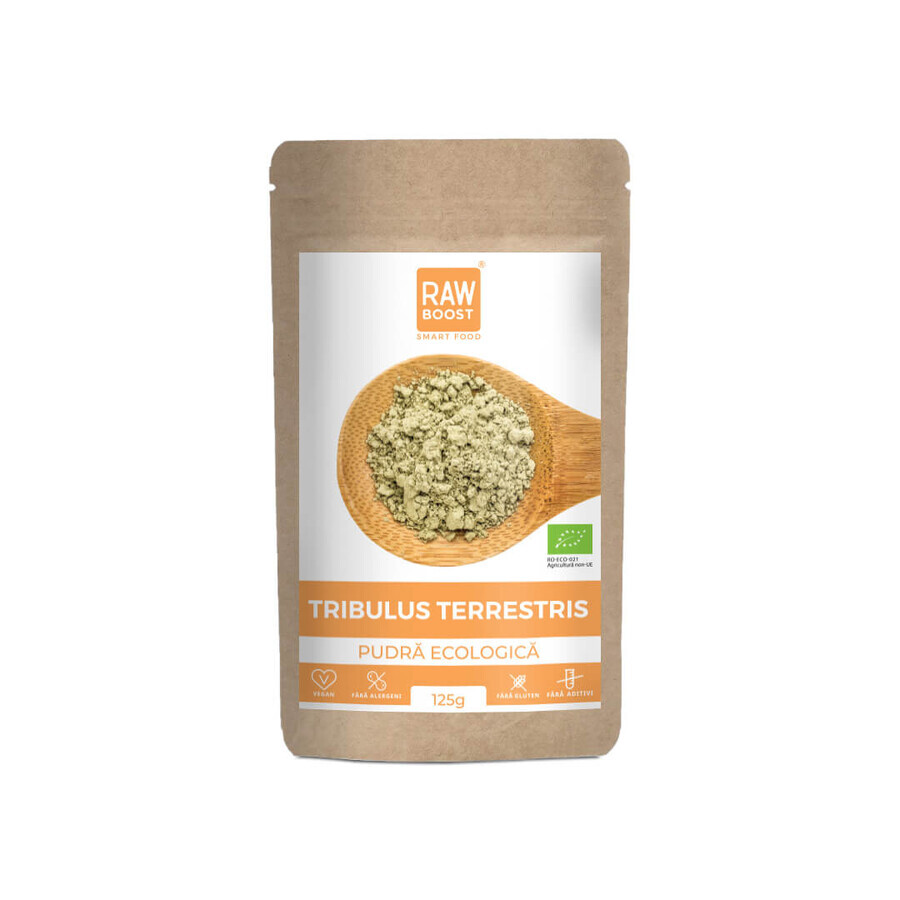 Tribulus Terrestris organic powder, 125 g, Rawboost Smart Food