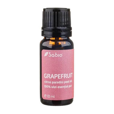 100% pure essential oil Grapefruit, 10 ml, Sabio