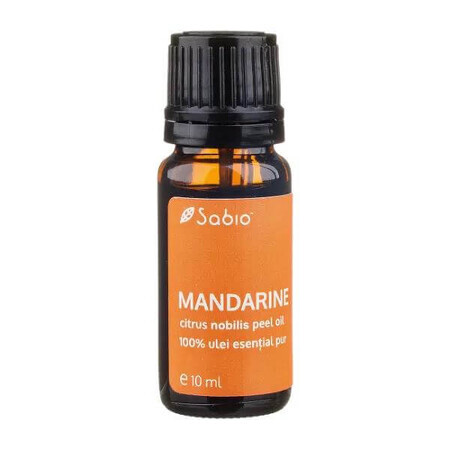 100% reines ätherisches Öl Mandarine, 10 ml, Sabio