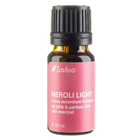 Neroli Light Olio essenziale puro al 65%, 10 ml, Sabio