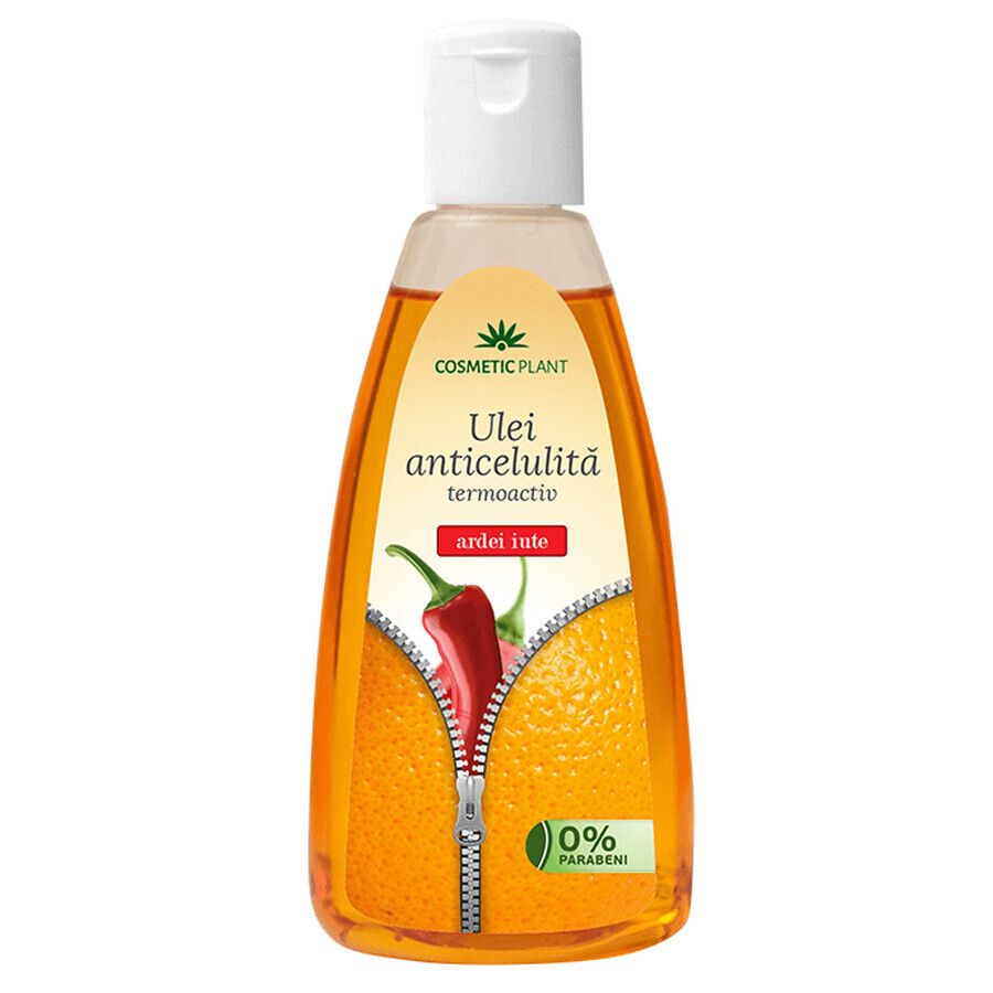 Huile thermoactive anticellulite à l'extrait de piment, 200 ml, Cosmetic Plant